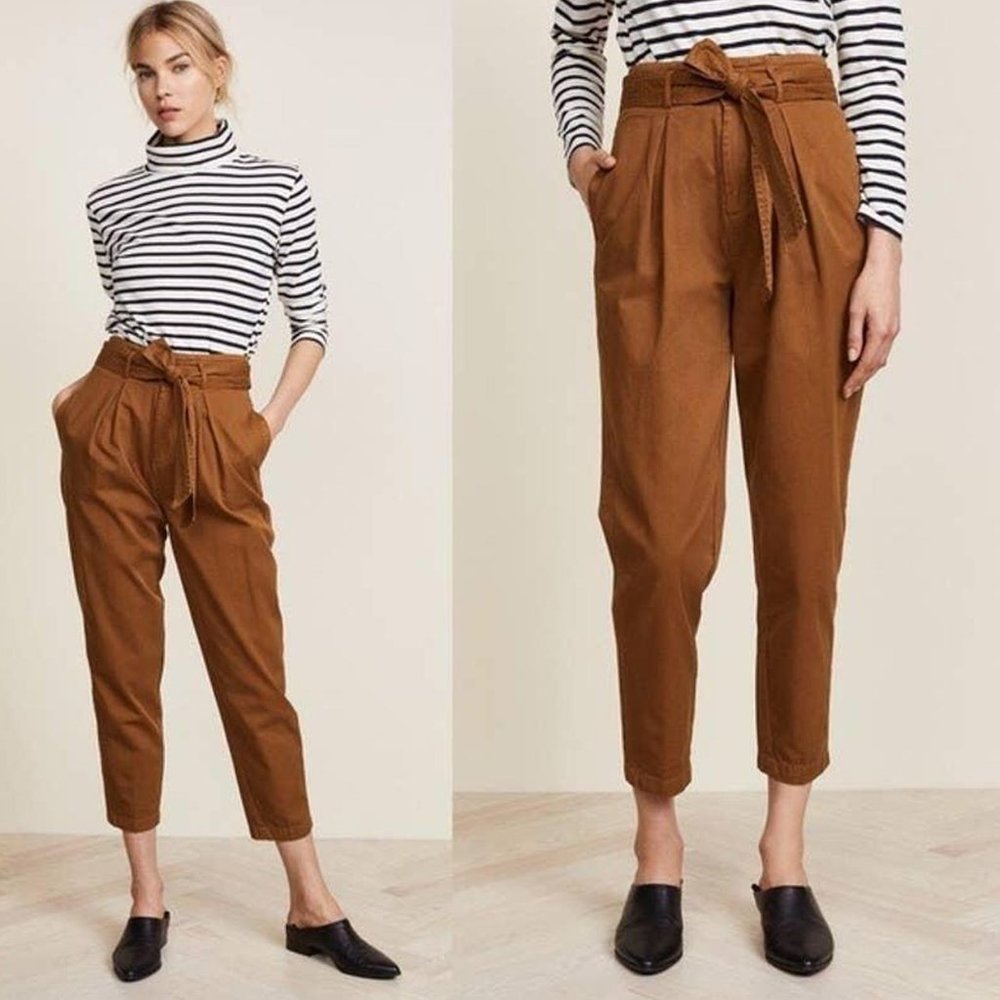 Free People Paper Bag Ankle Pant size 2